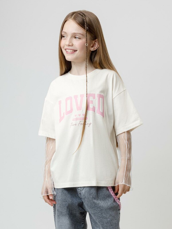 фуфайка (футболка) для дев